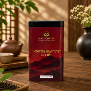 Hồng Trà Shan Tuyết Lai Châu - Hộp Thiếc 100g