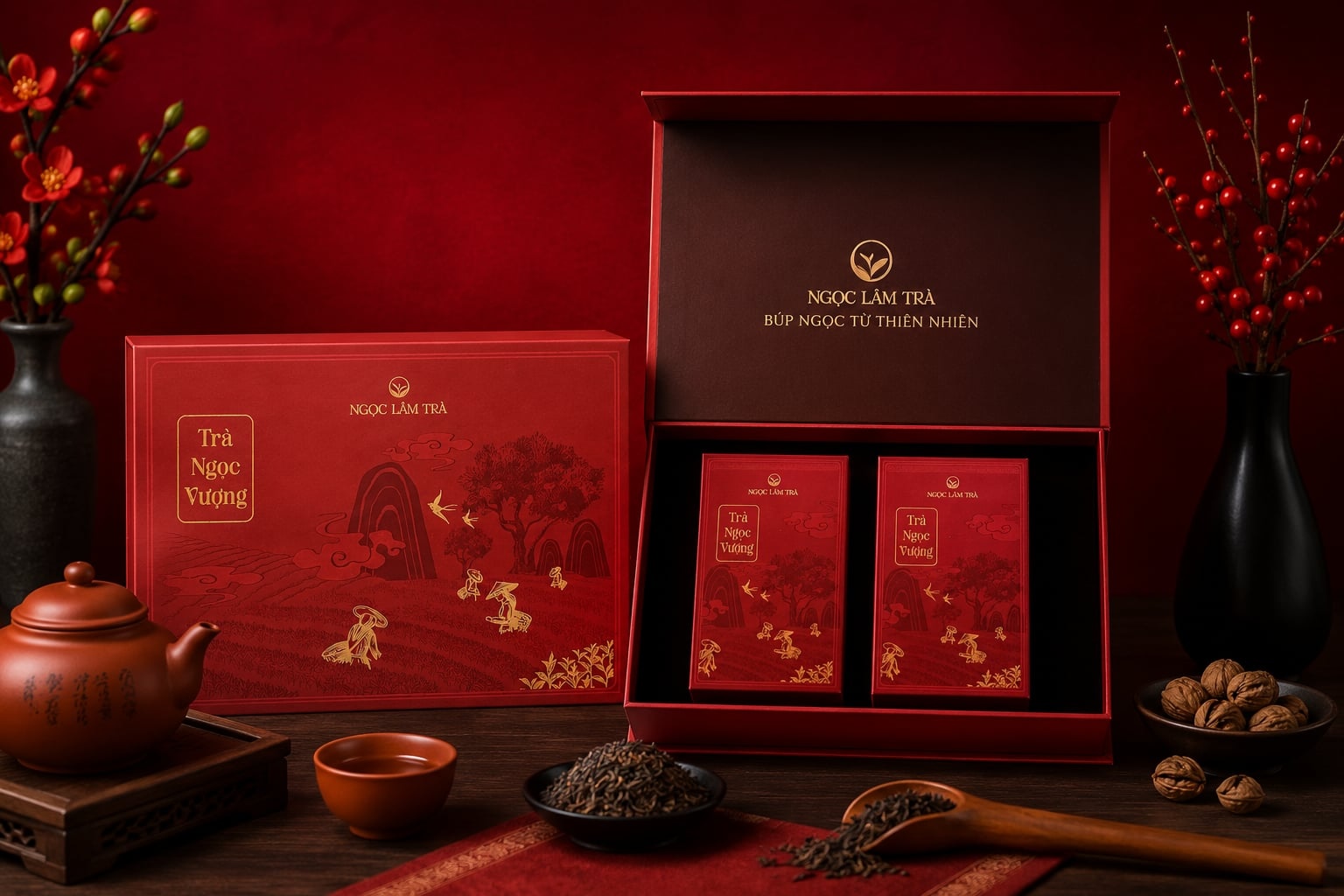 Hộp Trà Ngọc Vượng 200g
