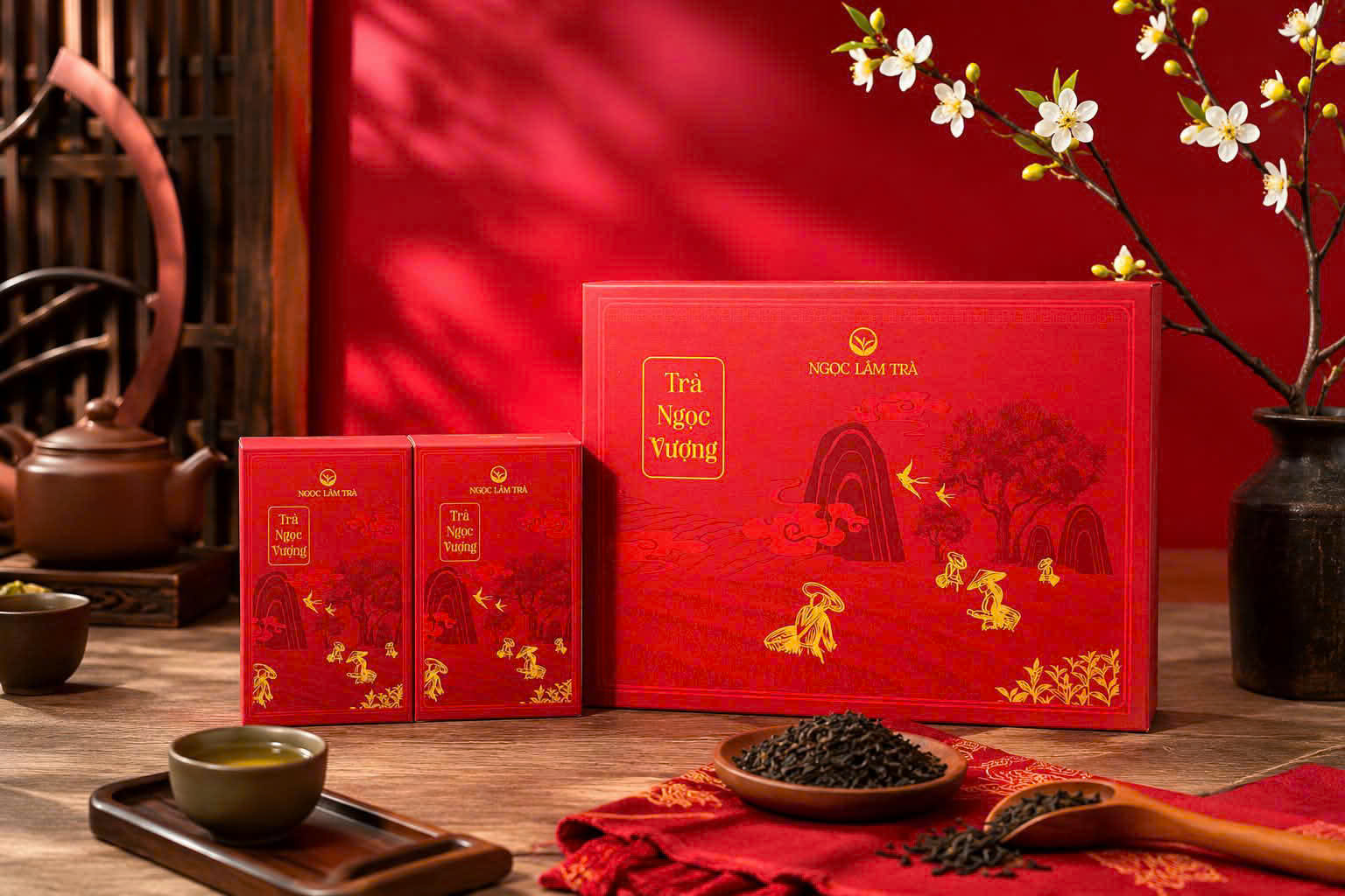 Hộp Trà Ngọc Vượng 200g - Ảnh 2