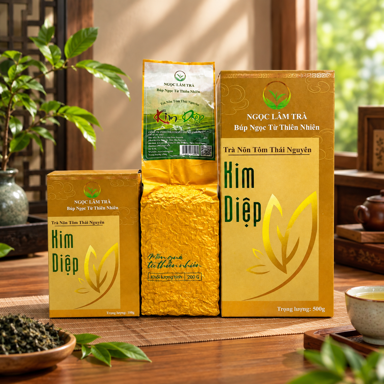Sản Phẩm Trà Nõn Tôm Thái Nguyên Kim Diệp